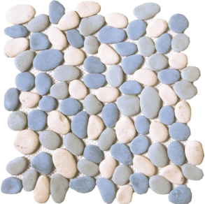 Mix 15 Reconstituted Pebble Interlocking - stone tile